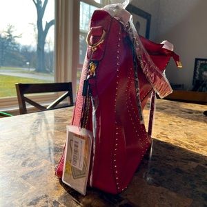 NWT Montana West Hobo Red Leather Concealed Carry Bag